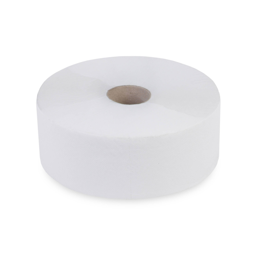 Jumbo-Toilettenpapier, 2-lagig, rec. natur, Recyclingpapier - 6 Rollen