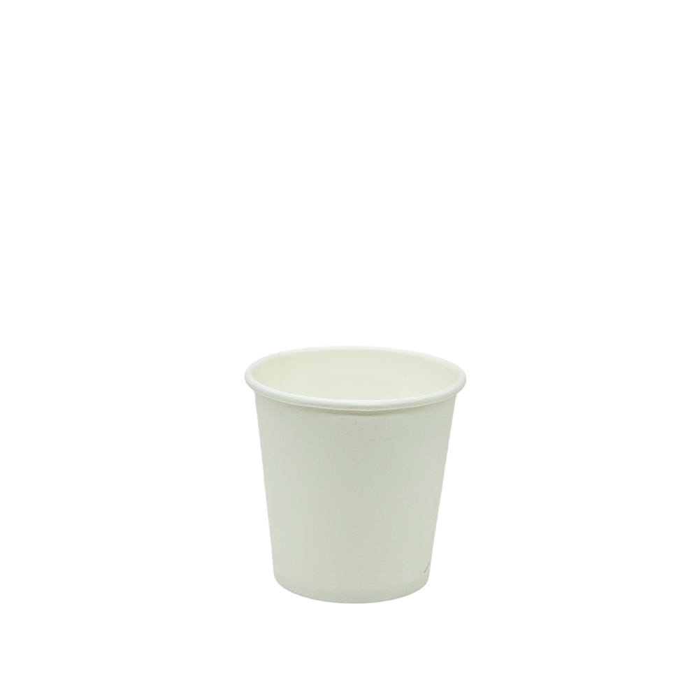 Hartpapierbecher 220 ml max., Ø 73 x H 76 mm, 180 ml, PAP/PE, weiß ohne Eichstrich - 2000 Stück