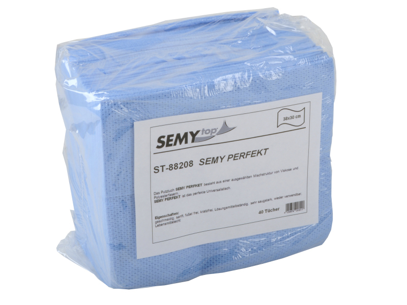 Perfekt Universalputztuch 38x30 cm, blau ( 8x40 Tücher)
