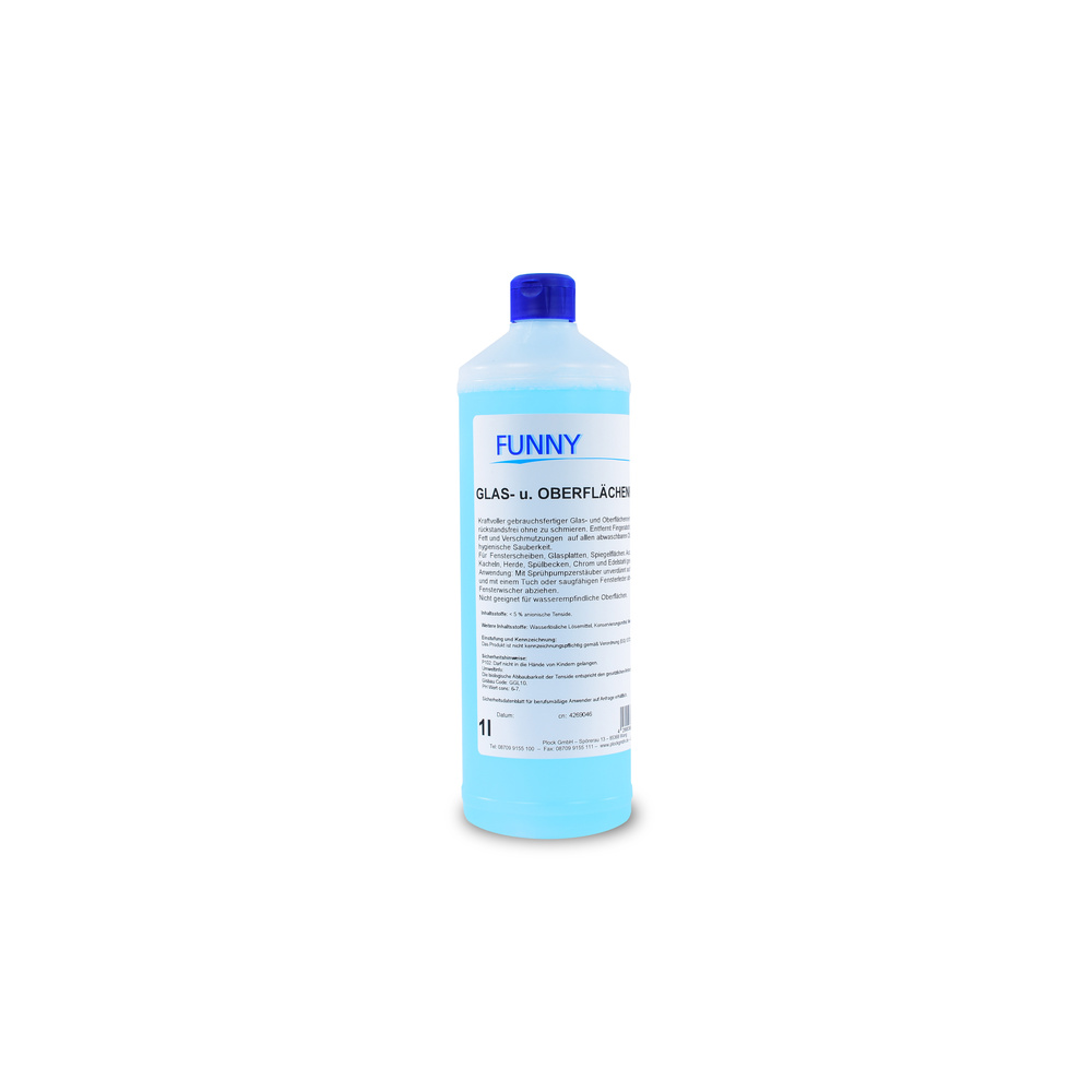 Glas- und Oberflächenreiniger, 12 x 1 l - 12 Liter