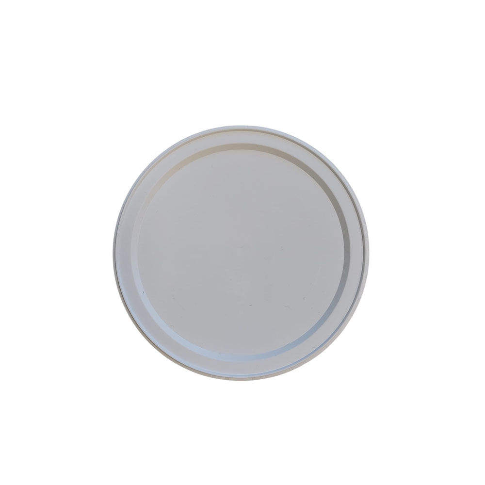 Deckel flach, Ø101, geschlossen, PP, weiß - 1080 Stück