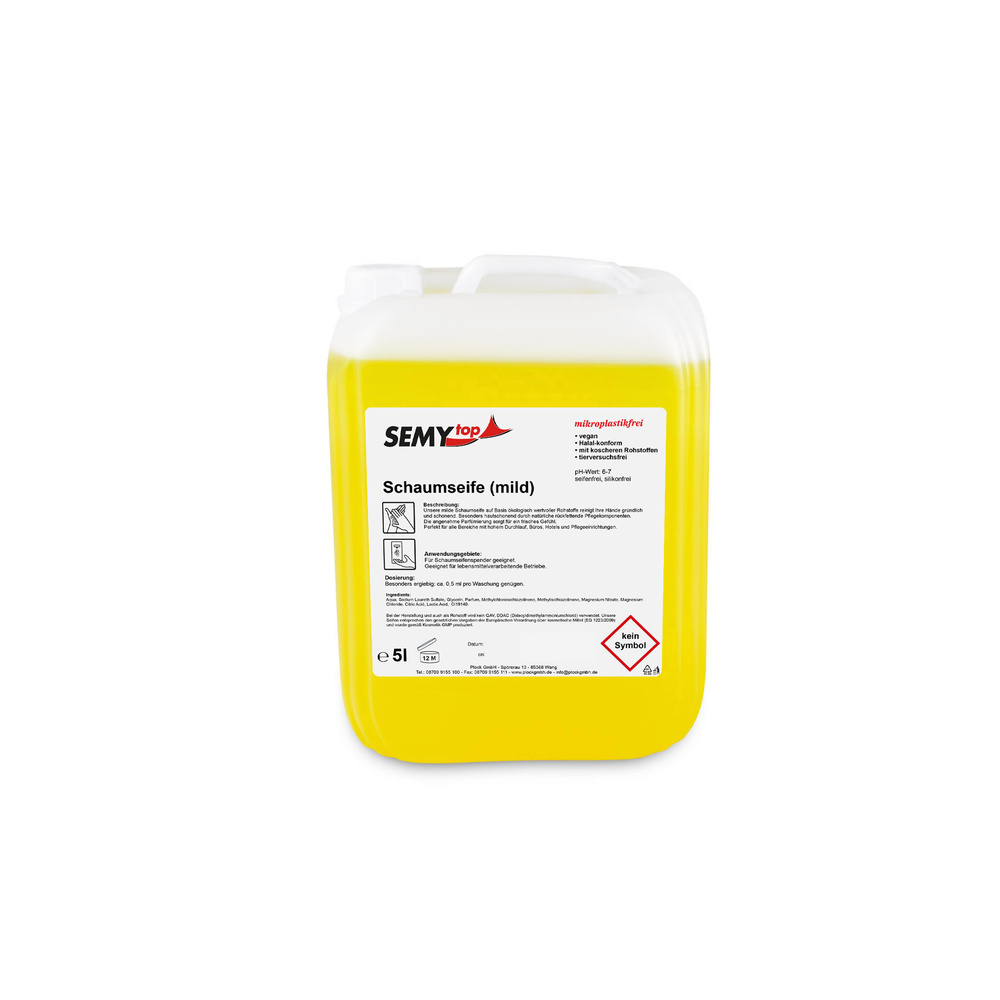 Schaumseife mild, gelb - 5 Liter)