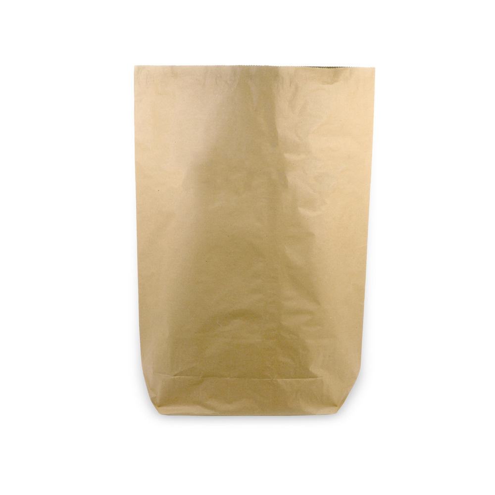 Papiermüllsäcke, braun, 2-lagig, Kraftpapier - 25 Stück