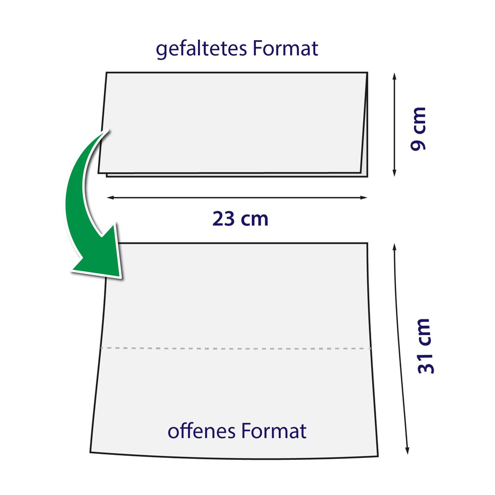 Papierhandtuch, C-Falz, 2-lagig, weiß, Recyclingpapier - 2880 Blatt