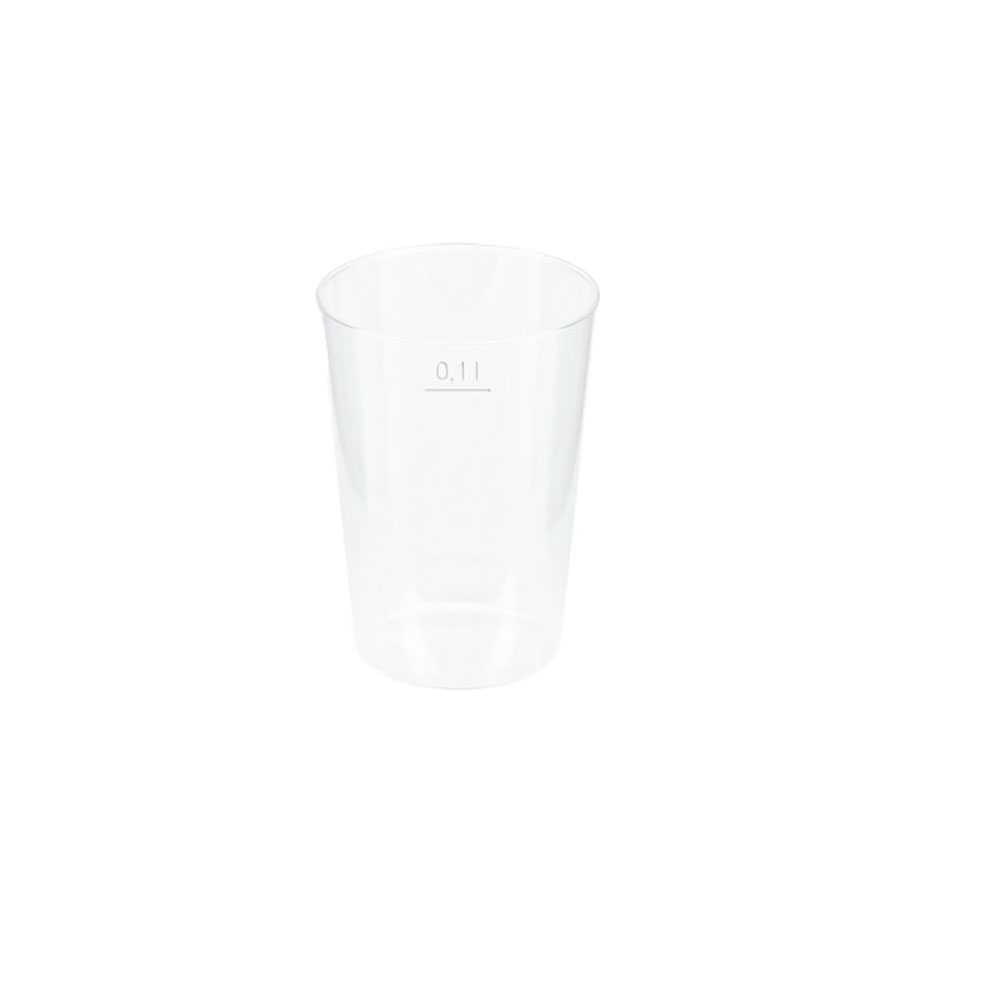 Becher 115, Ø55 x 75, PP, klar - 1400 Stück
