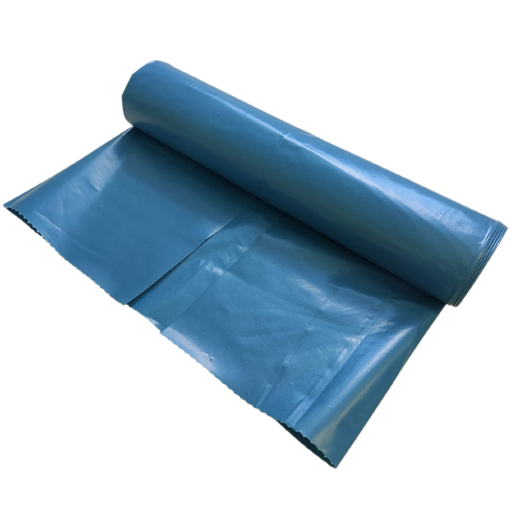 Extra starke Müllsäcke 120l LDPE 700x1100mm blau Typ 100 - 10 Rollen