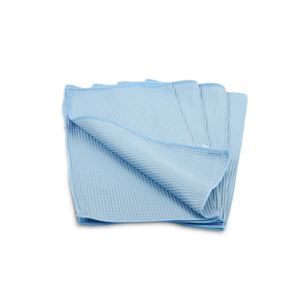 Mikrofaser-Waffeltücher, blau, 80 % Polyester, 20 % Polyamid - 200 Stück