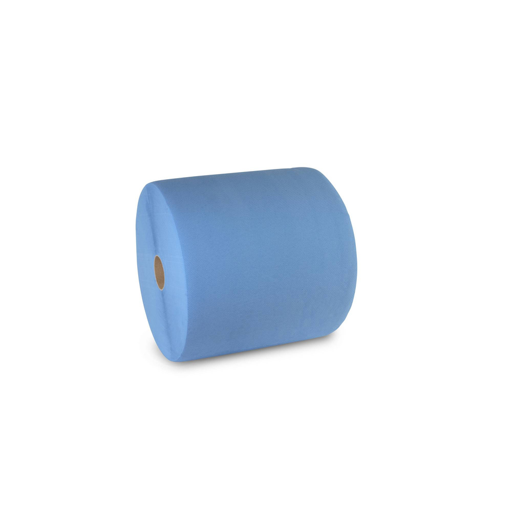 Industrierolle 360 mm, 3-lagig, blau, Zellstoff - 1 Rolle