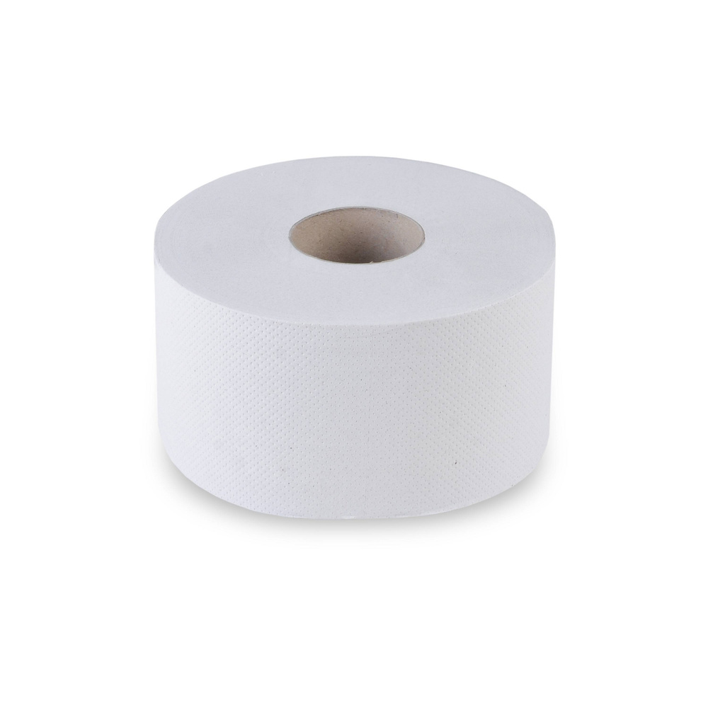 Jumbo-Toilettenpapier, 2-lagig, Recyclingpapier - 12 Rollen