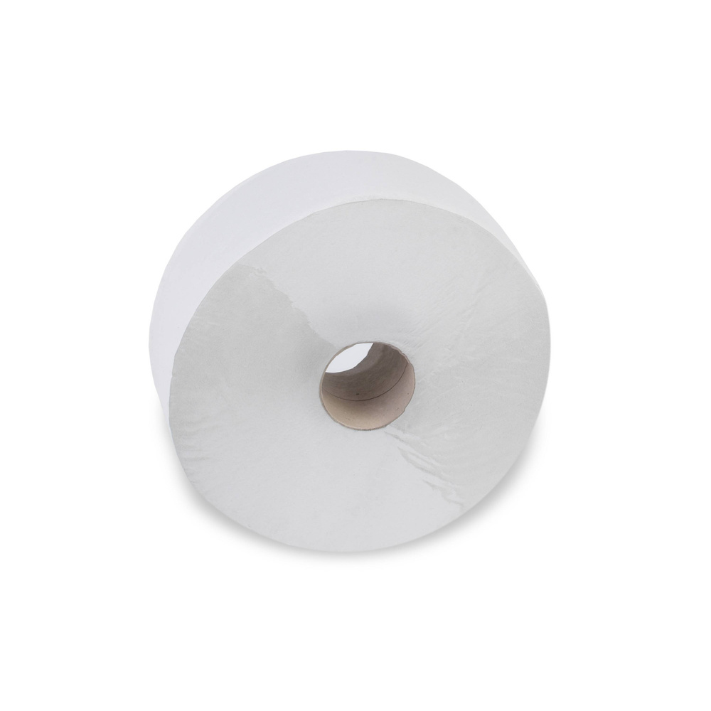 Jumbo-Toilettenpapier, 2-lagig, rec. natur, Recyclingpapier - 6 Rollen