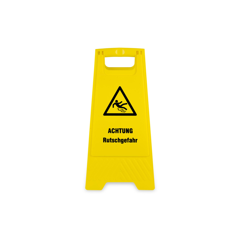 Warnschild "Achtung Rutschgefahr", Kunststoff - 1 Stück