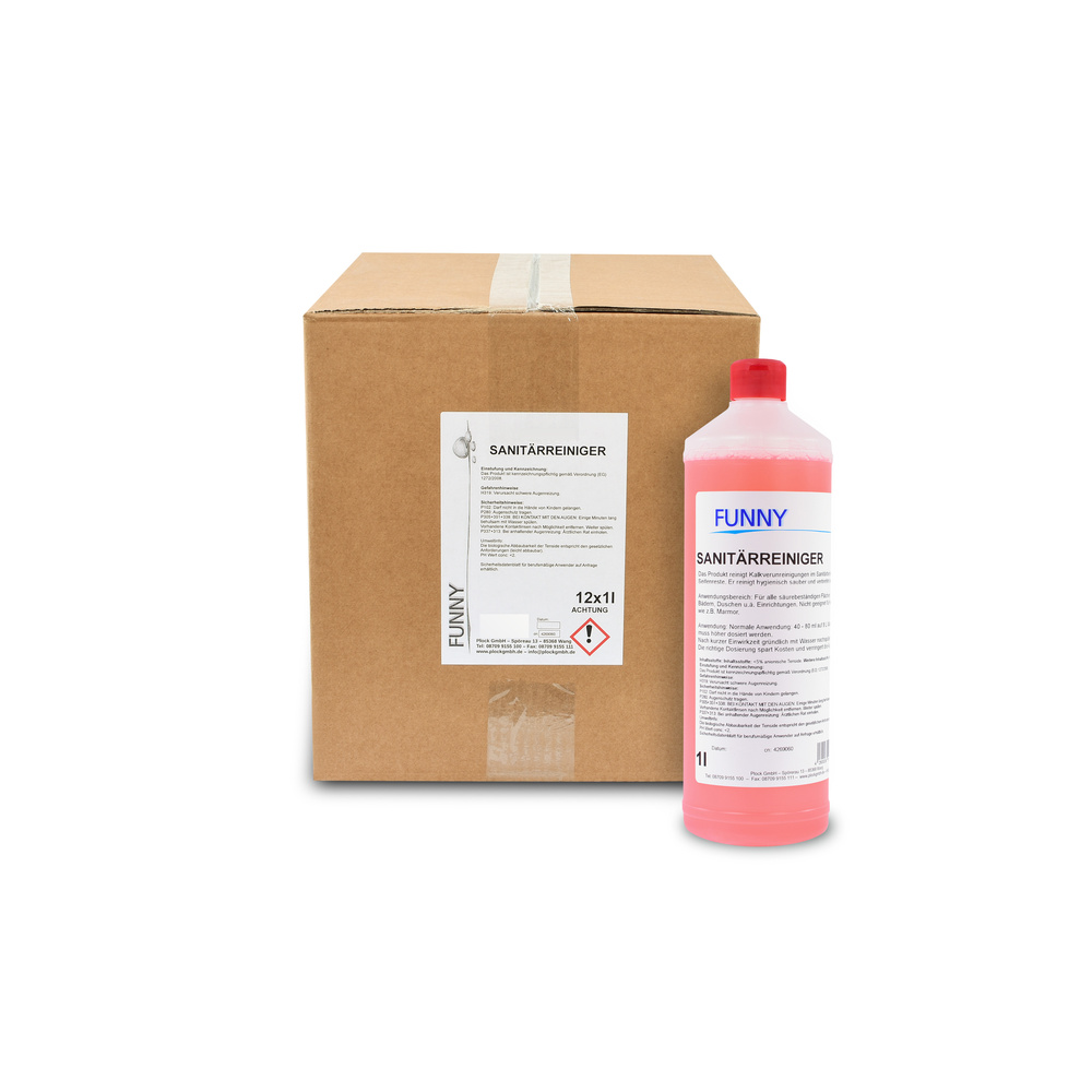 Sanitärreiniger 12 x 1 l - 12 Liter