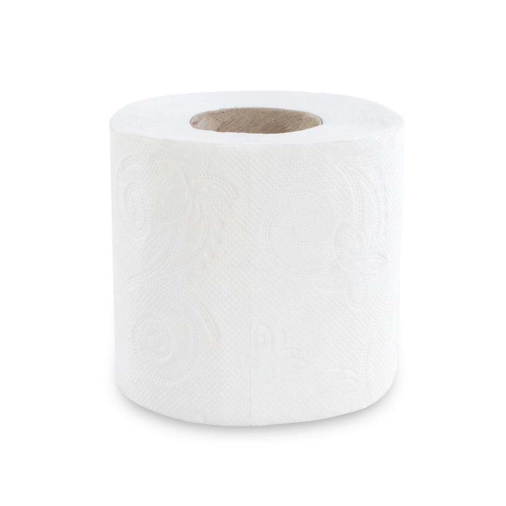 Toilettenpapier 3-lagig, 150 Blatt, Zellstoff - 64 Rollen