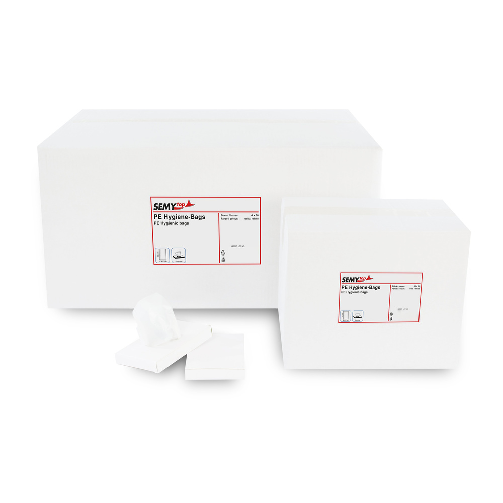 Hygiene-Bags,, HDPE 30 Bags je Box - 200 Boxen