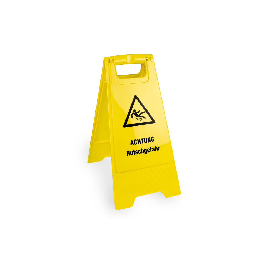 Warnschild "Achtung Rutschgefahr", Kunststoff - 1 Stück
