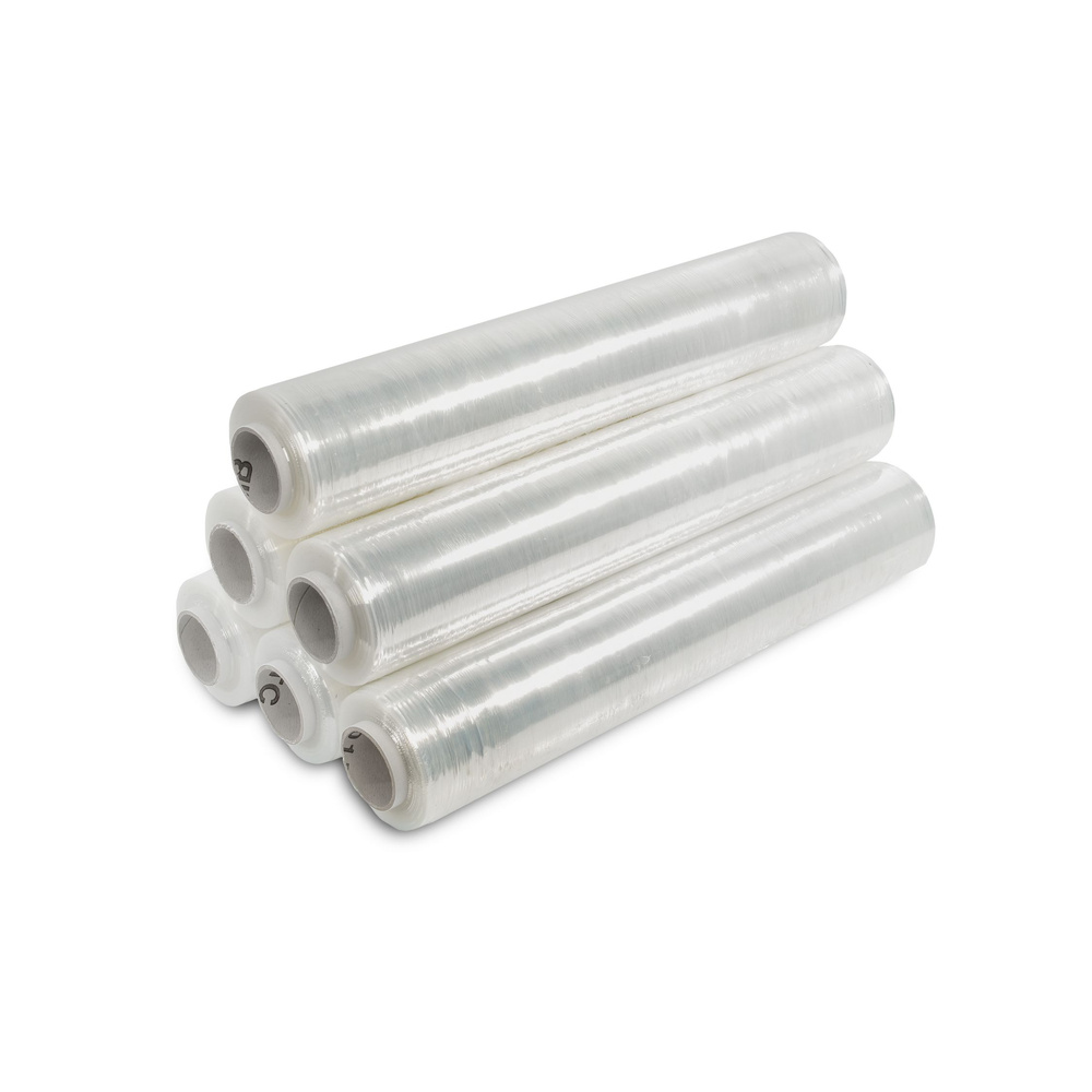LDPE Stretchfolie 500 mm, transparent - 6 Rollen