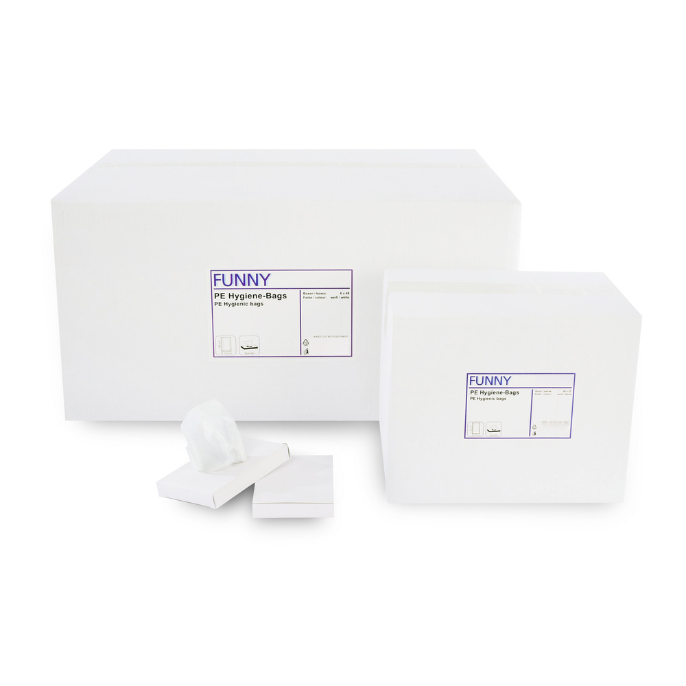 Hygiene-Bags,, HDPE 25 Bags je Box - 288 Boxen