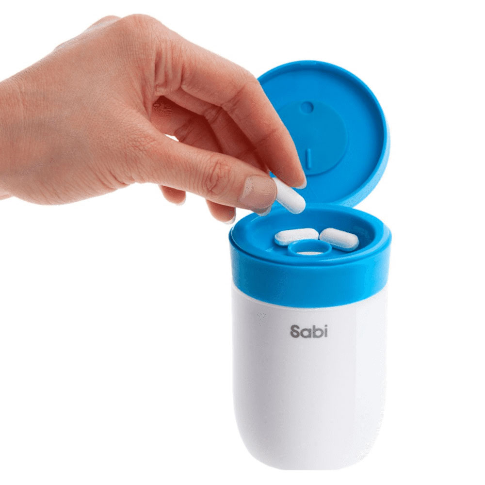 Pillenspender-Dose Sabi Shake Tablettenbox Medikamentenspender