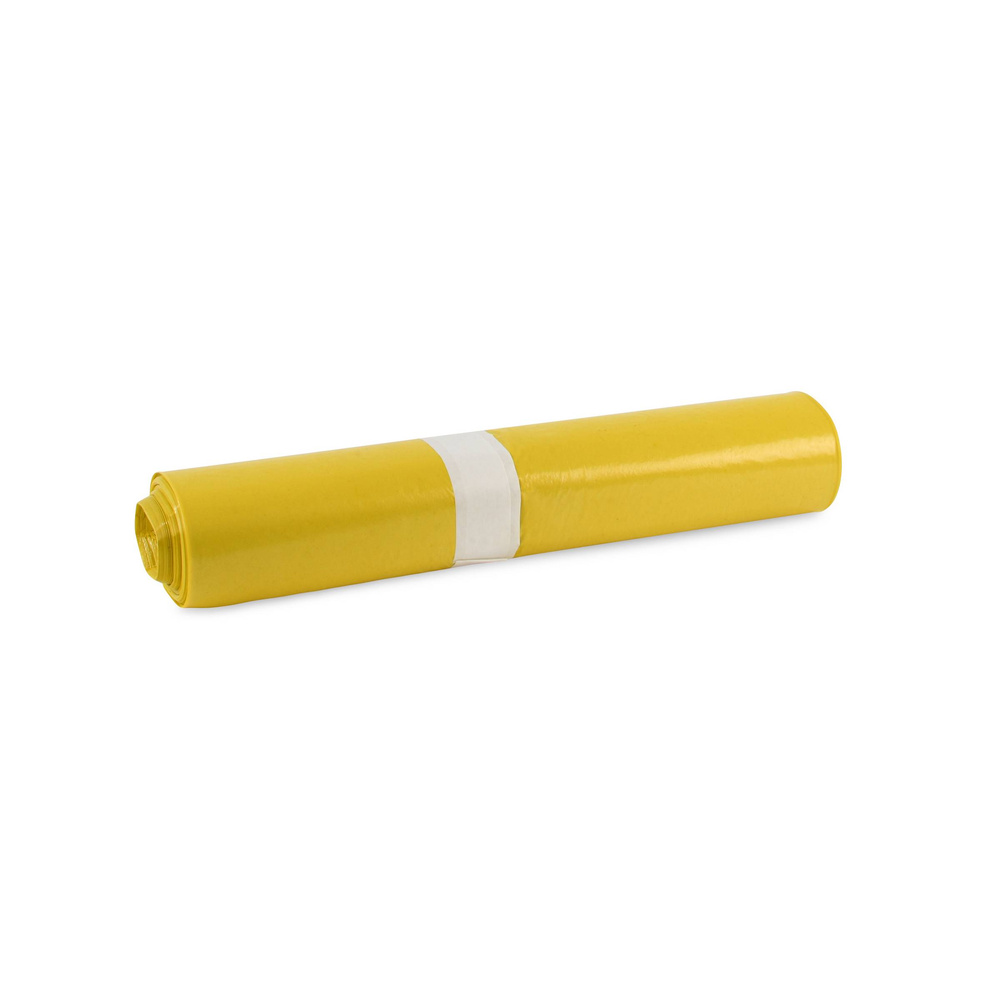 LDPE-Regenerat Müllsäcke, gelb, - 10 Rollen