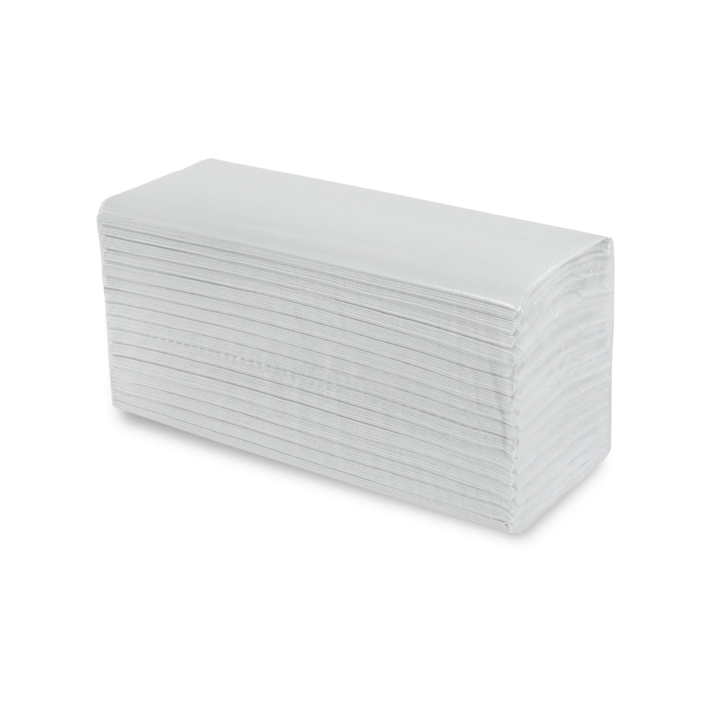 Papierhandtuch, C-Falz, 2-lagig, weiß, Recyclingpapier - 2880 Blatt