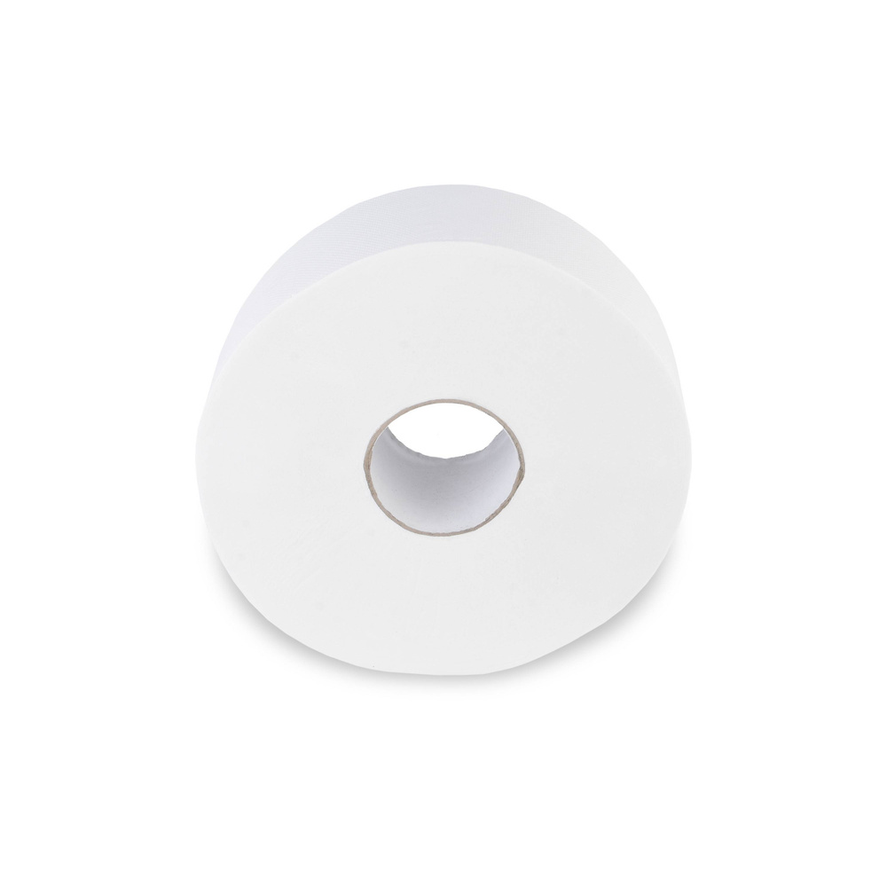 Jumbo-Toilettenpapier, 2-lagig, Zellstoff - 6 Rollen