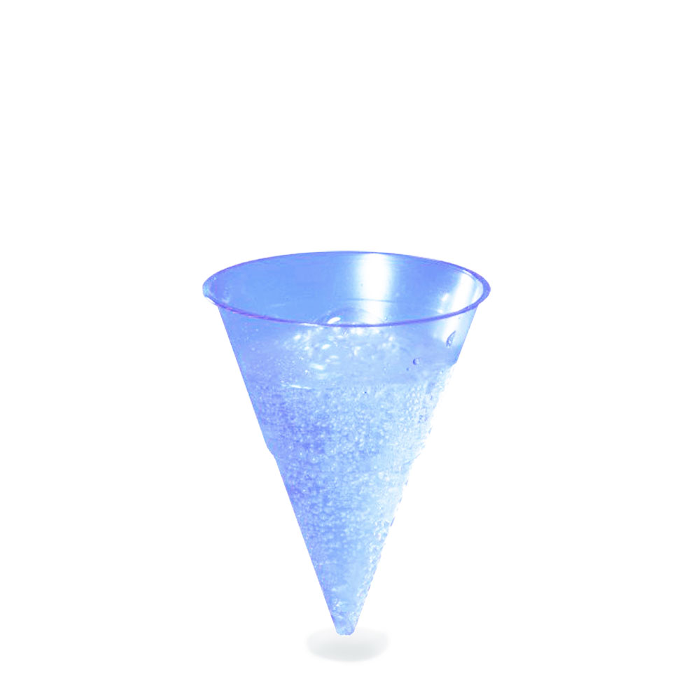 Wasserbecher Blue Cone PP 115ml Ø70x96mm blau Spitzbecher - 5000 Stück