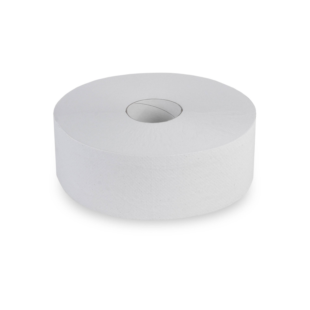 Jumbo-Toilettenpapier, 2-lagig, Recyclingpapier - 6 Rollen