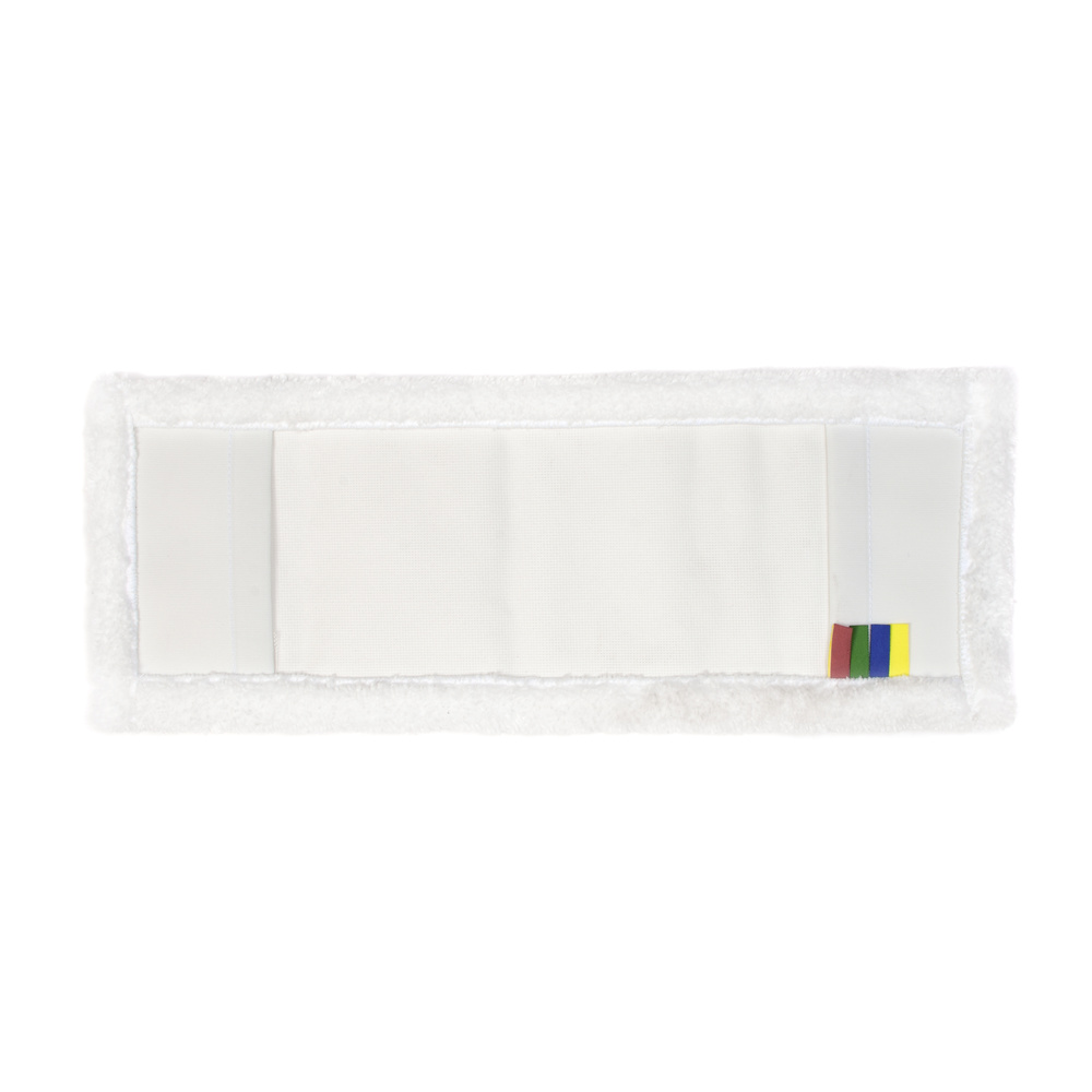 Mikrofaser Wischmopp für Breite 500 mm, weiß, 100 % Polyester - 50 Stück