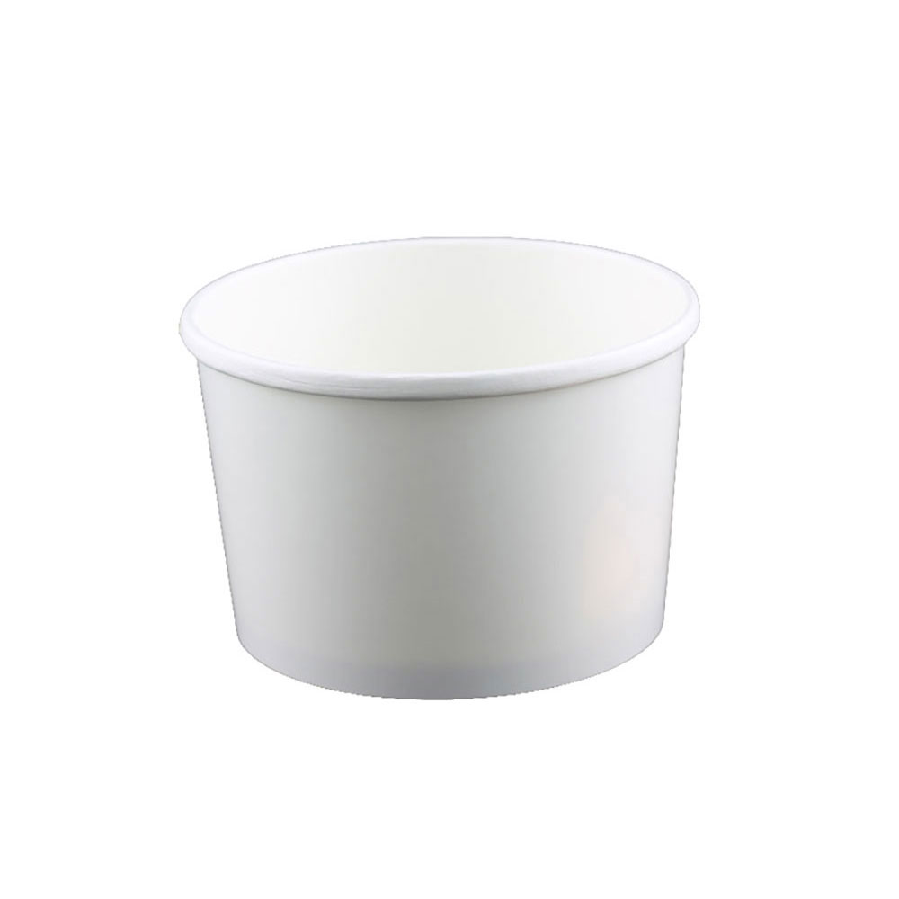 Hartpapierbecher 5700 ml max., Ø 220 x H 210 mm, 5000 ml, PAP/PE-beschichtet, weiß - 120 Stück
