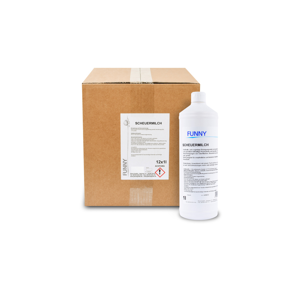 Scheuermilch, 12 x 1 Liter - 12 Liter