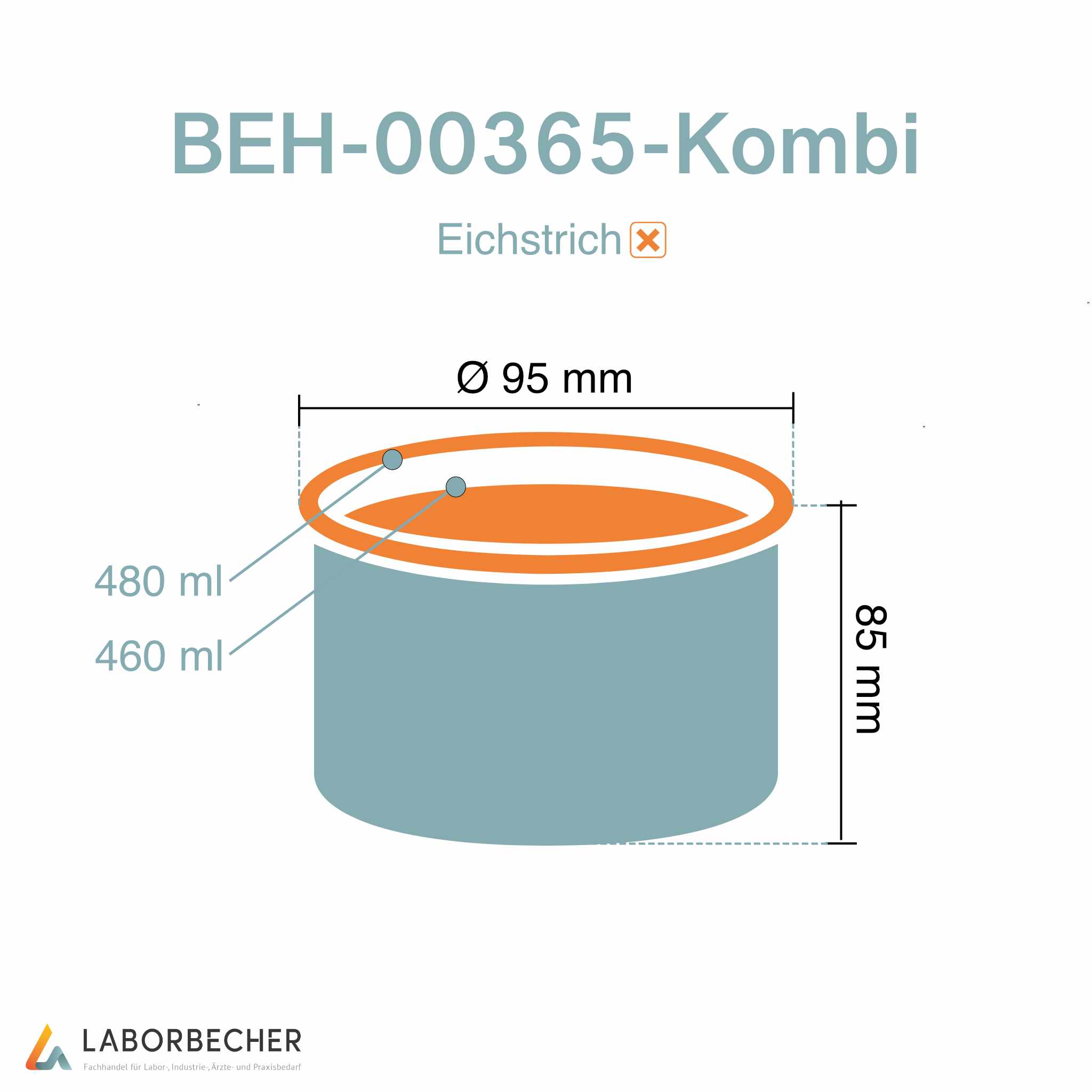 Behälter 365 ml, Ø95x85mm, PP, mit Deckel, Originalitätsverschluss, klar - 456 Stück