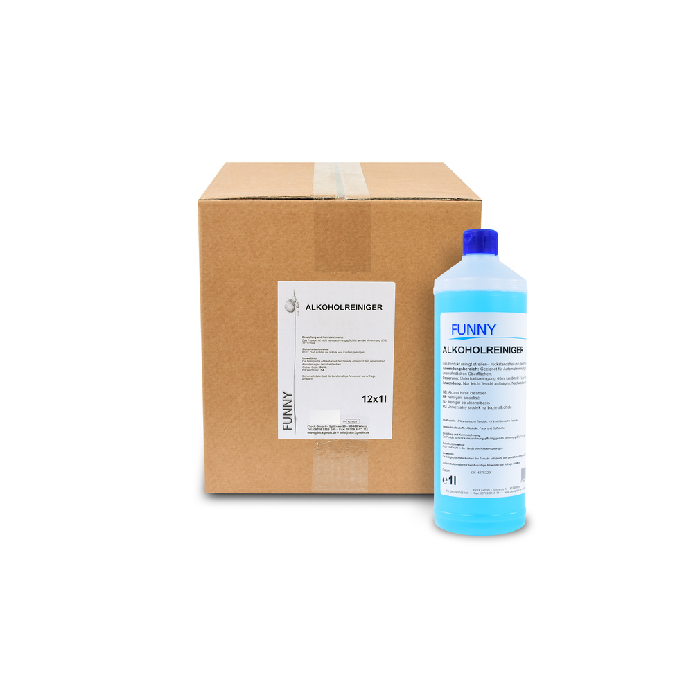 Alkoholreiniger, 12 x 1 l - 12 Liter