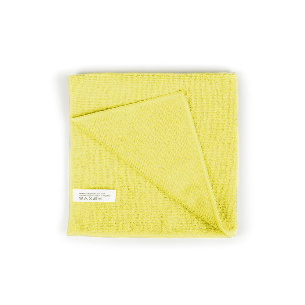 Mikrofasertücher gelb, EXTRA, 80 % Polyester, 20 % Polyamid - 20 Stück