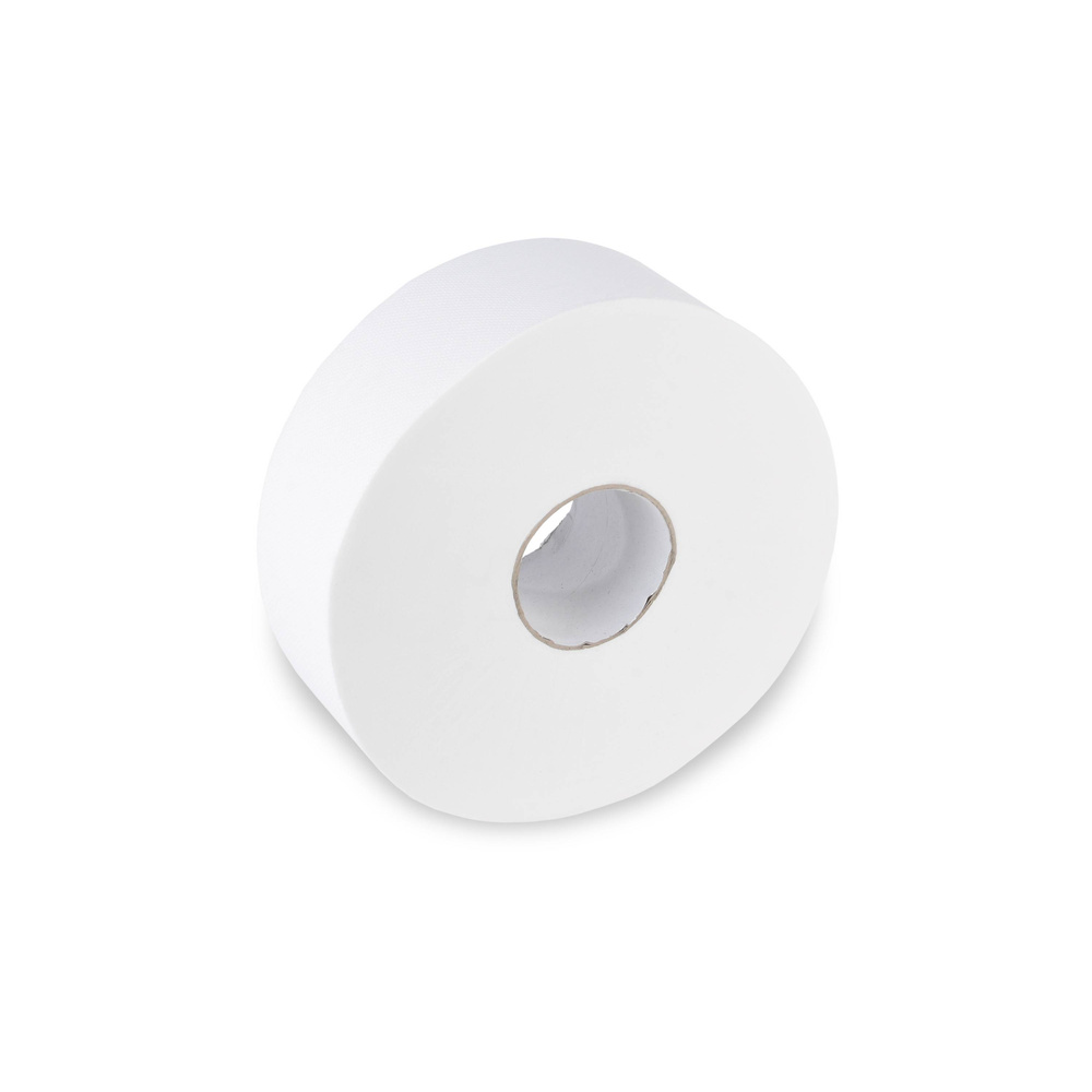 Jumbo-Toilettenpapier, 2-lagig, Zellstoff - 6 Rollen
