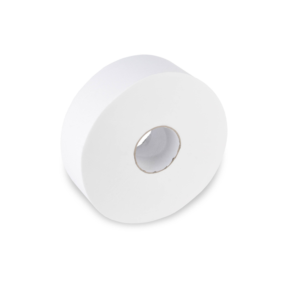 Jumbo-Toilettenpapier, 2-lagig, Zellstoff - 6 Rollen