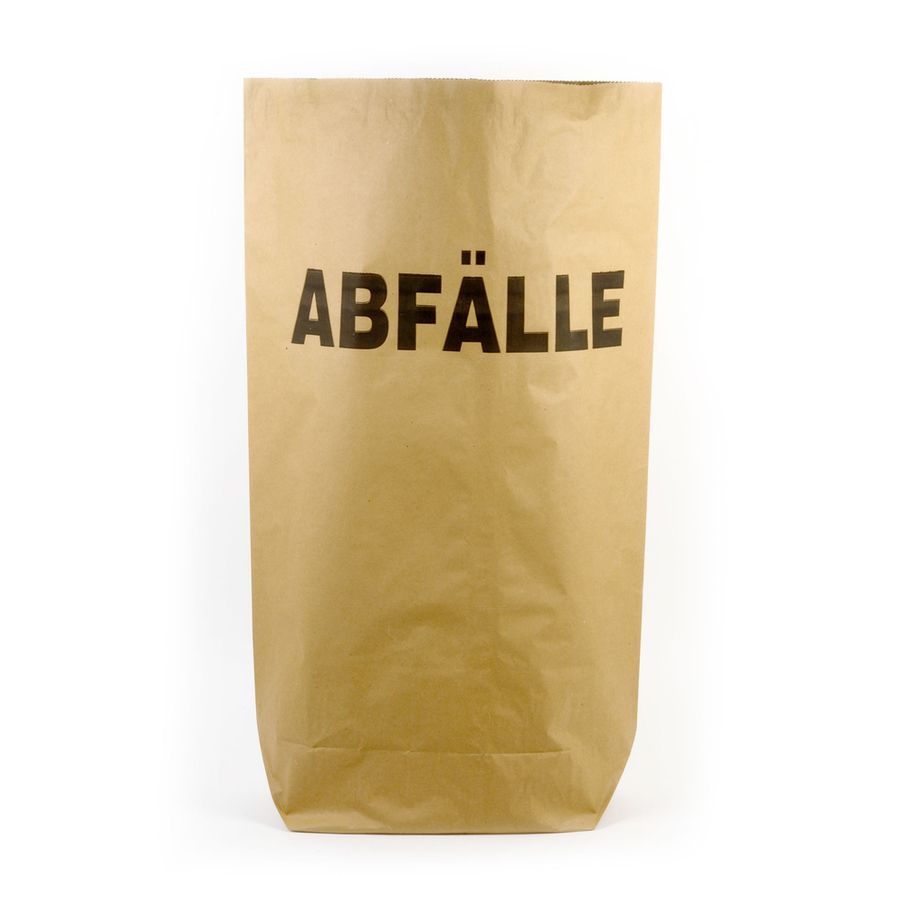 70l Papiermüllsäcke, braun, 2-lagig, Kraftpapier - 25 Stück