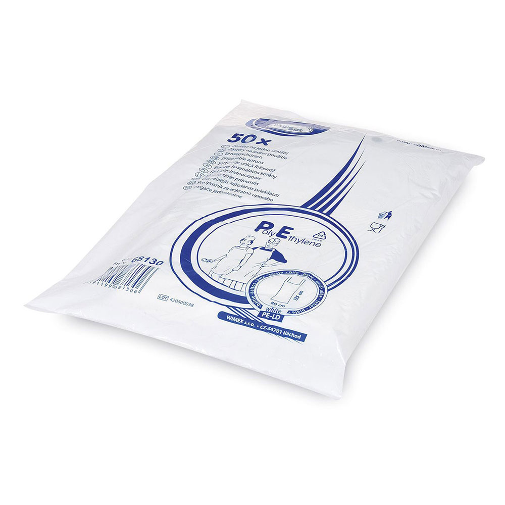 Einwegschürze LDPE - weiss