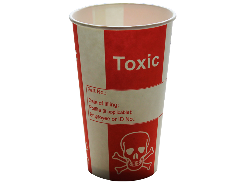 PA40-1030 Becher 400 ml mit Warnhinweis (PA40-1030)