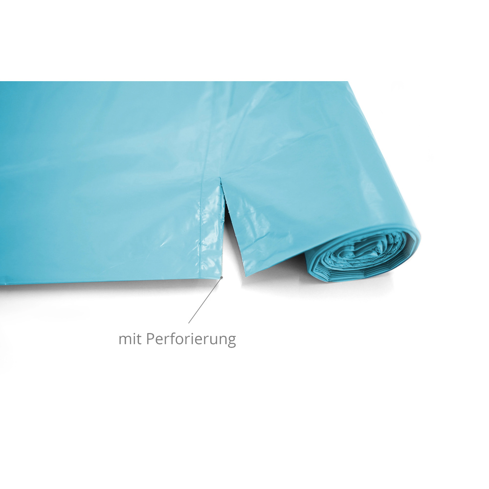 LDPE-Regenerat Müllsäcke, blau - 10 Rollen