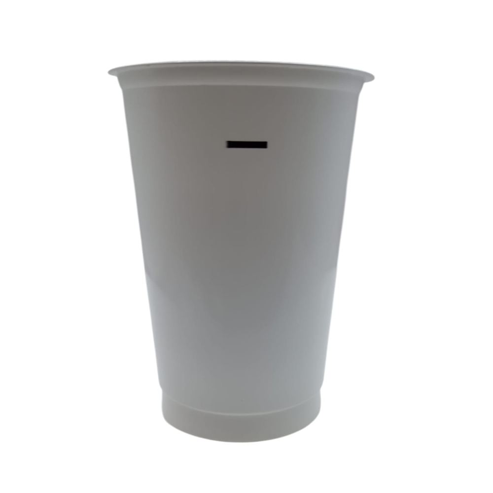 Becher 520, Ø90 x 124, PP, weiß mit Füllstrich - 624 Stück