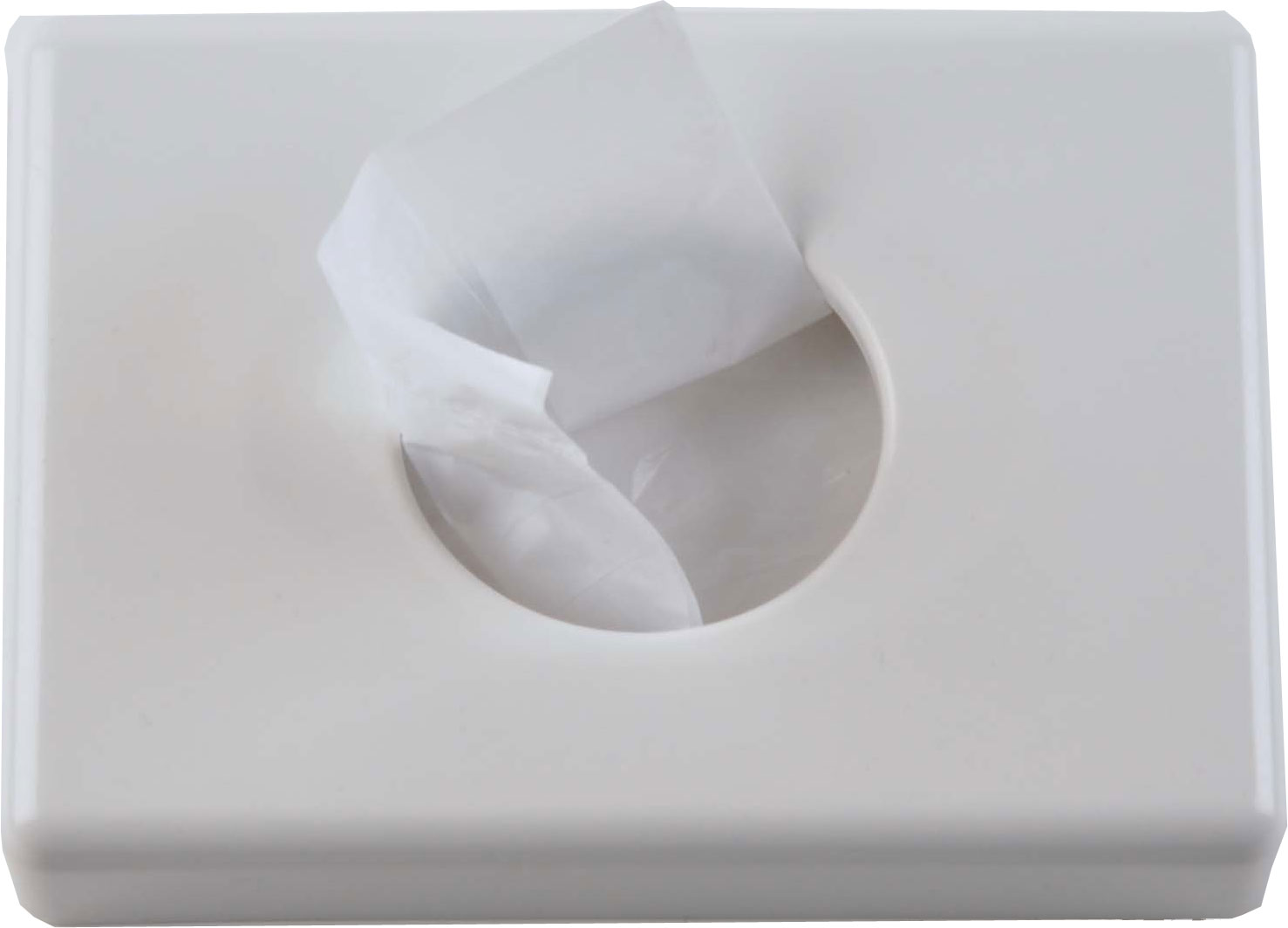 Hygienebeutelspender für PE-Beutel weiß oder chromfarben (1 Stück)