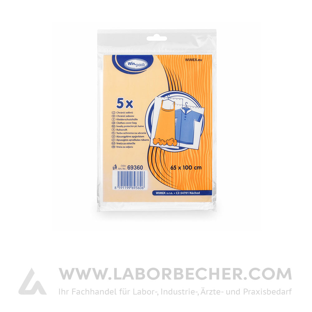 Kleiderschutzhülle LDPE - transparent