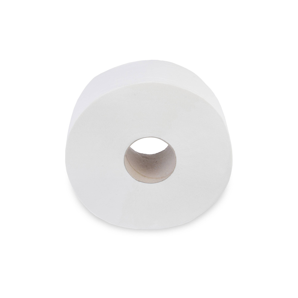 Jumbo-Toilettenpapier, 2-lagig, Zellstoff - 6 Rollen