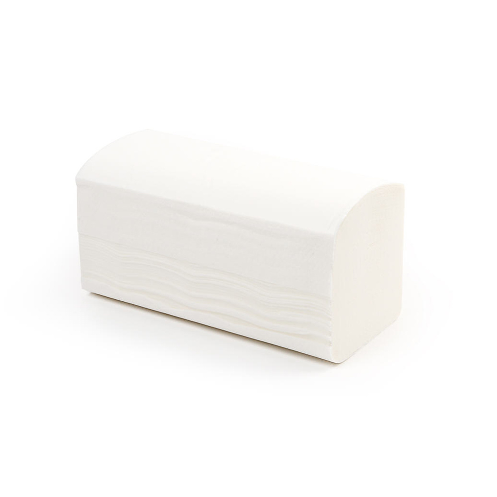 Papierhandtuch, Multifold, 2-lagig, weiß, Zellstoff - 3200 Blatt