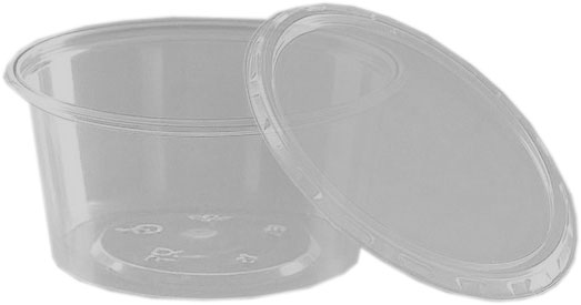 10318 Rundbecher mit Deckel 80 ml klar (10318)