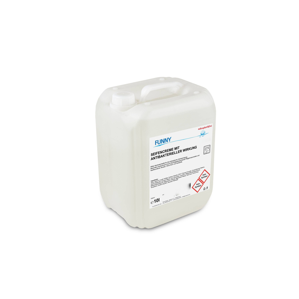 Seifencreme mit antibakterieller Wirkung - 10 Liter