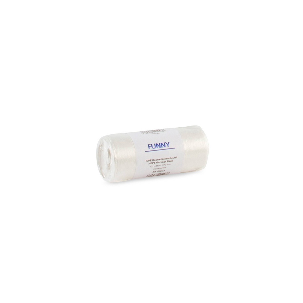HDPE Kosmetikeimerbeutel natur, 310x370 mm - 40 Rollen