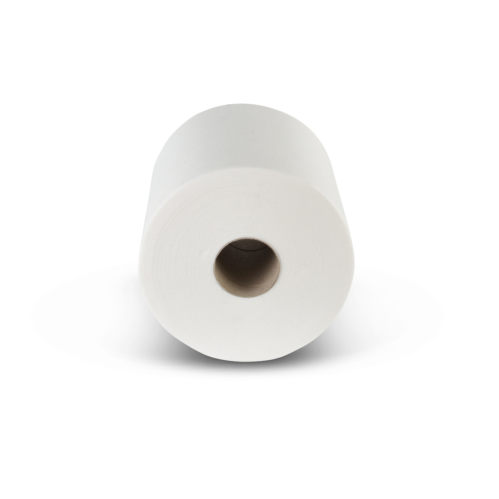 Pulp Putztuchrolle 290 mm, weiß, Polypropylen / Zellstoff - 1 Rolle