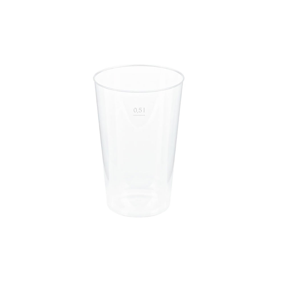 Becher 640, Ø91 x 140, PP, klar - 360 Stück
