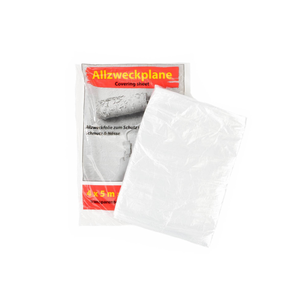 Allzweckfolie transparent, HDPE - 50 Stück